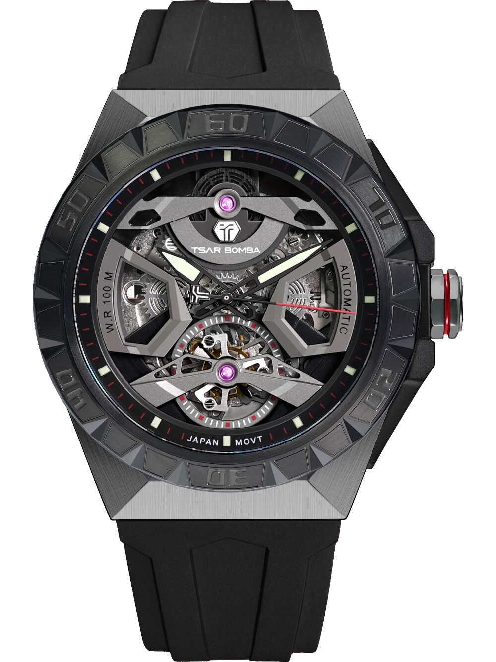 Tsar Bomba TB8804A-01 Herrenuhr Elementar Automatik 46mm 5ATM