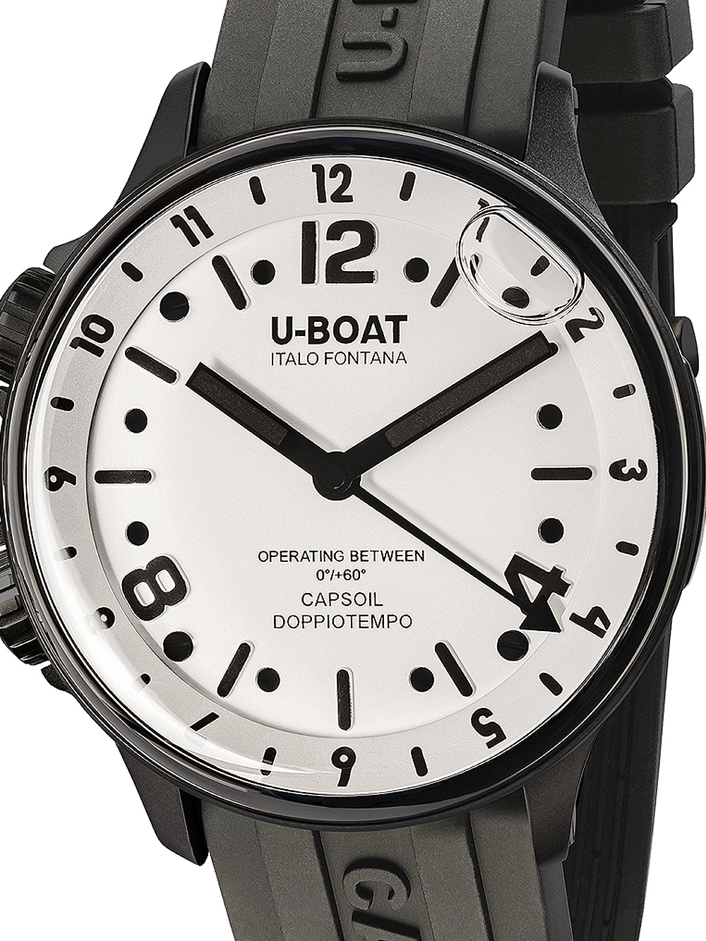 U-Boat 8889 Capsoil Doppiotempo DLC GMT 45mm 10ATM