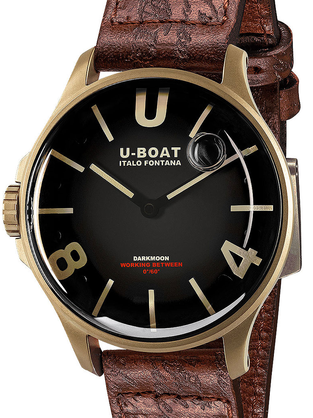 U-Boat 9304 Darkmoon BK IP Bronze Herrenuhr 40mm 5ATM