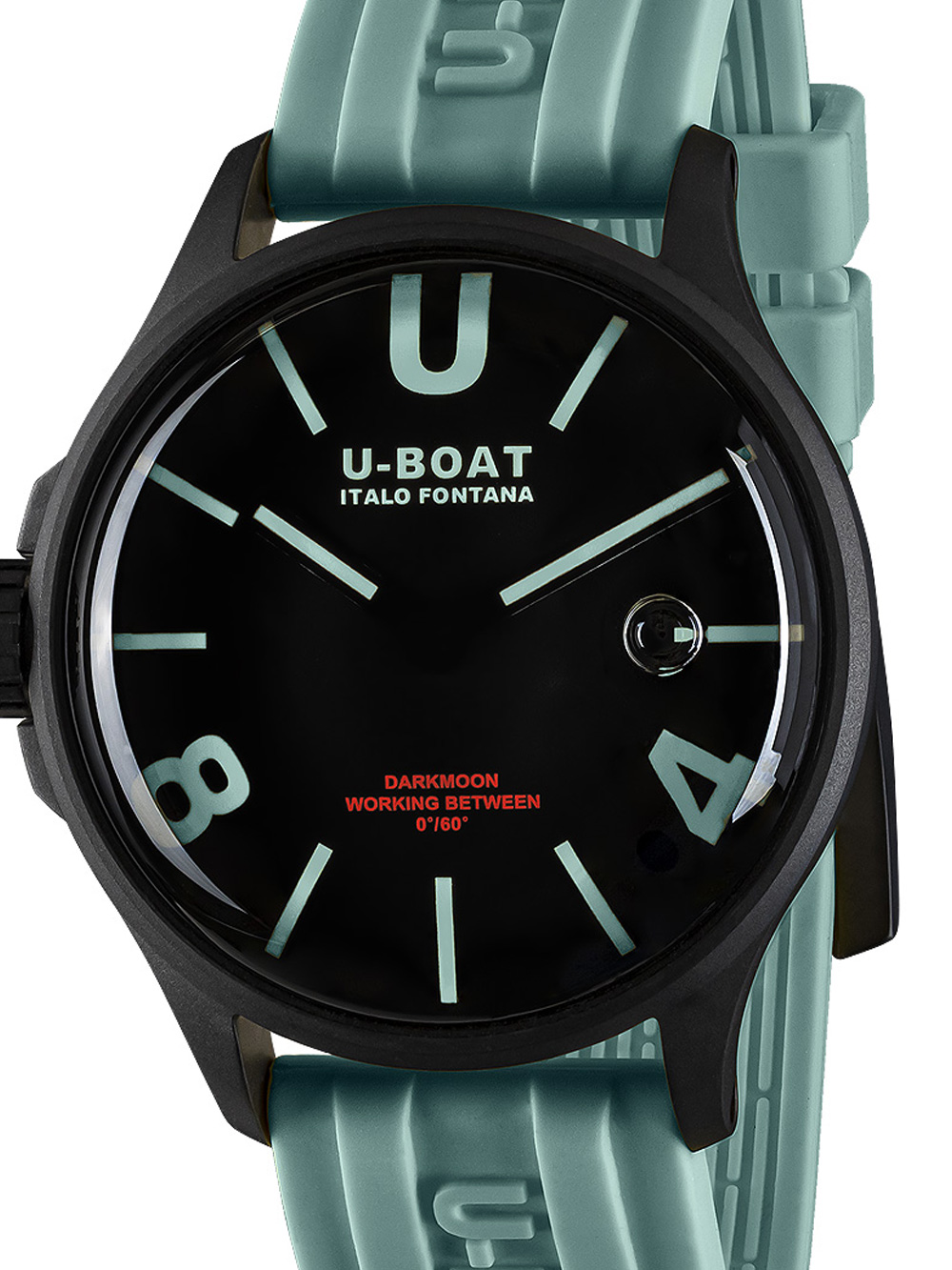 U-Boat 9526 Darkmoon Aqua IPB 44mm 5ATM