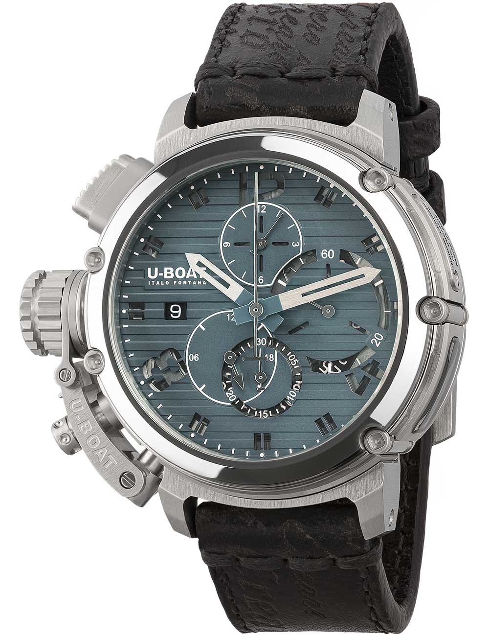 8056000103359 - 9589 Herrenuhr Chimera 46mm Chrono SS blau Automatik 10ATM 8056000103359 - 9589 Herrenuhr Chimera 46mm Chrono SS blau Automatik 10ATM