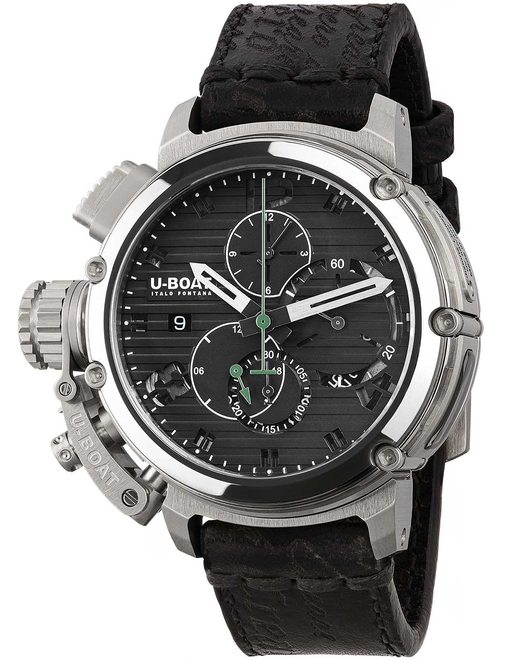 8056000103380 - 9592 Herrenuhr Chimera 46mm Chrono SS schwarz Automatik 10ATM 8056000103380 - 9592 Herrenuhr Chimera 46mm Chrono SS schwarz Automatik 10ATM