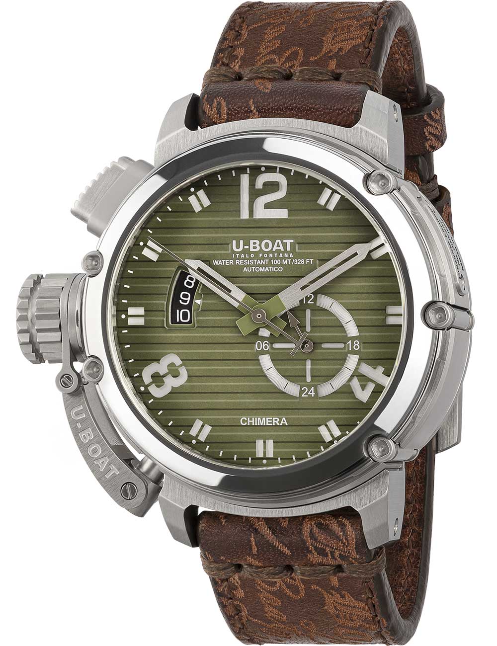 8056000103403 - 9604 Herrenuhr Chimera 46mm SS grün Automatik 10ATM 8056000103403 - 9604 Herrenuhr Chimera 46mm SS grün Automatik 10ATM