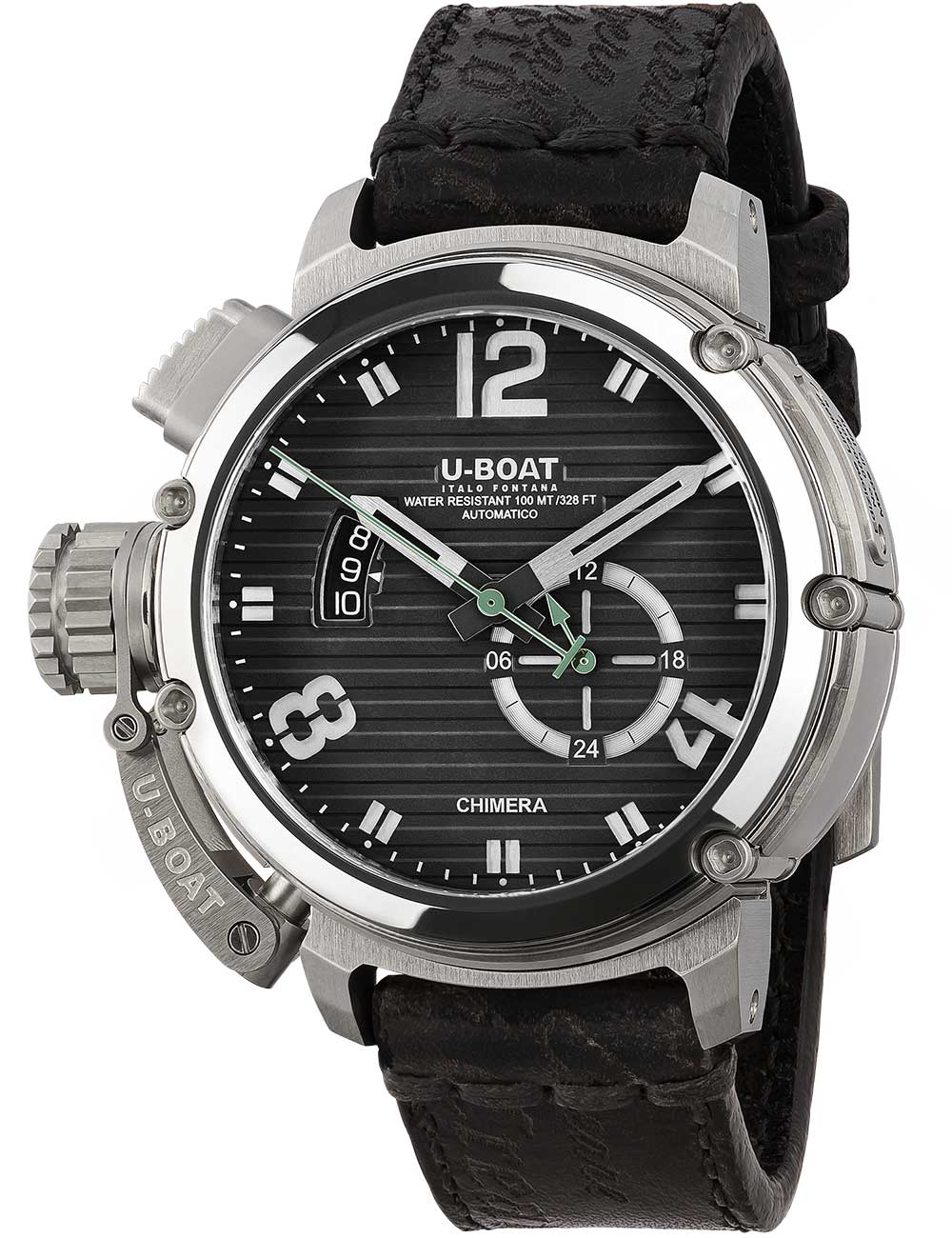 8056000103410 - 9605 Herrenuhr Chimera 46mm SS schwarz Automatik 10ATM 8056000103410 - 9605 Herrenuhr Chimera 46mm SS schwarz Automatik 10ATM
