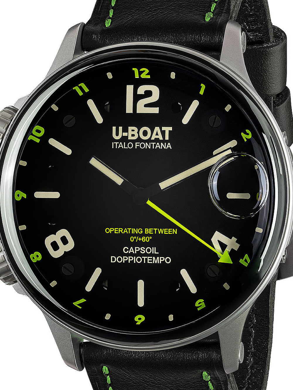 8056000101010 - 9676 Capsoil Doppiotempo SS GMT Herrenuhr 55mm 10ATM 8056000101010 - 9676 Capsoil Doppiotempo SS GMT Herrenuhr 55mm 10ATM