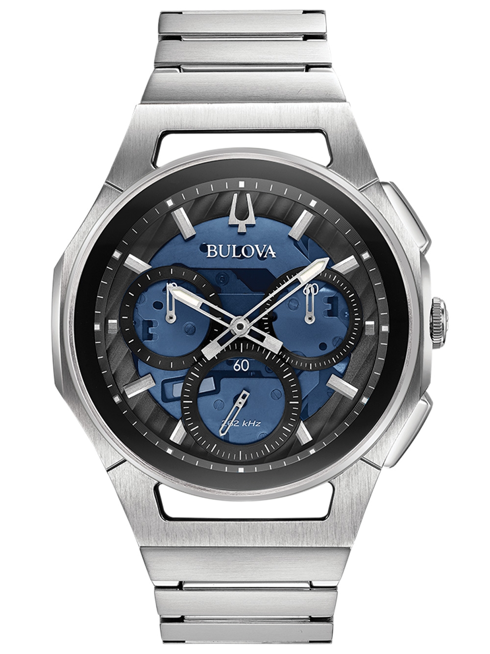 Bulova 96A205 Curv Chronograph Herrenuhr 44mm 3ATM