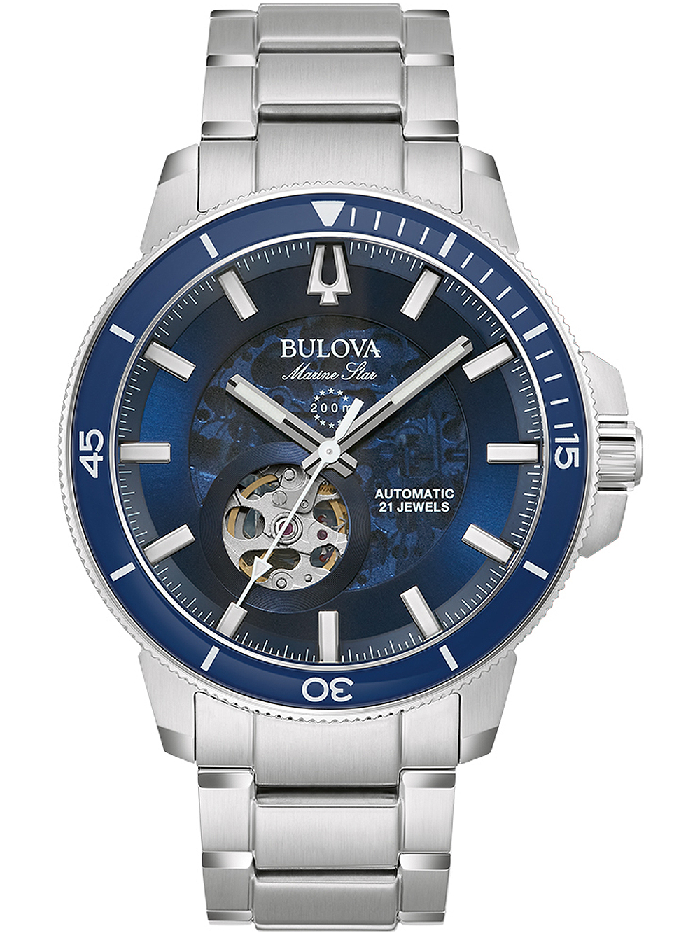 Bulova 96A289 Marine Star Automatik Herrenuhr 45mm 20ATM