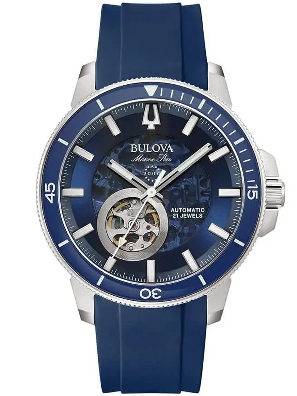 Bulova 96A303 Marine Star Herrenuhr Automatik 45mm 20ATM