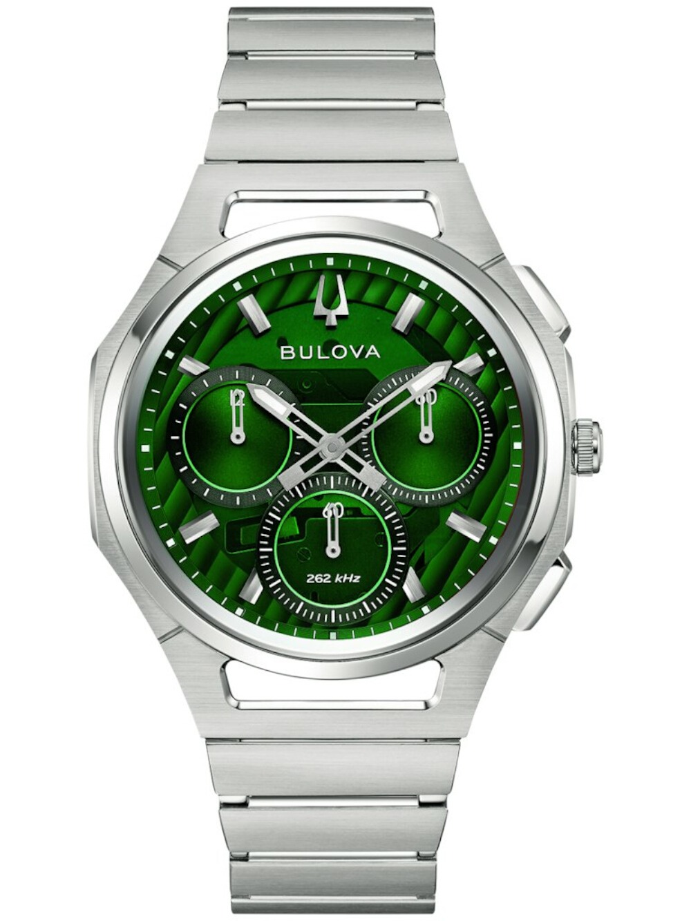 Bulova 96A338 Herrenuhr Curv Chronograph 41mm 3ATM
