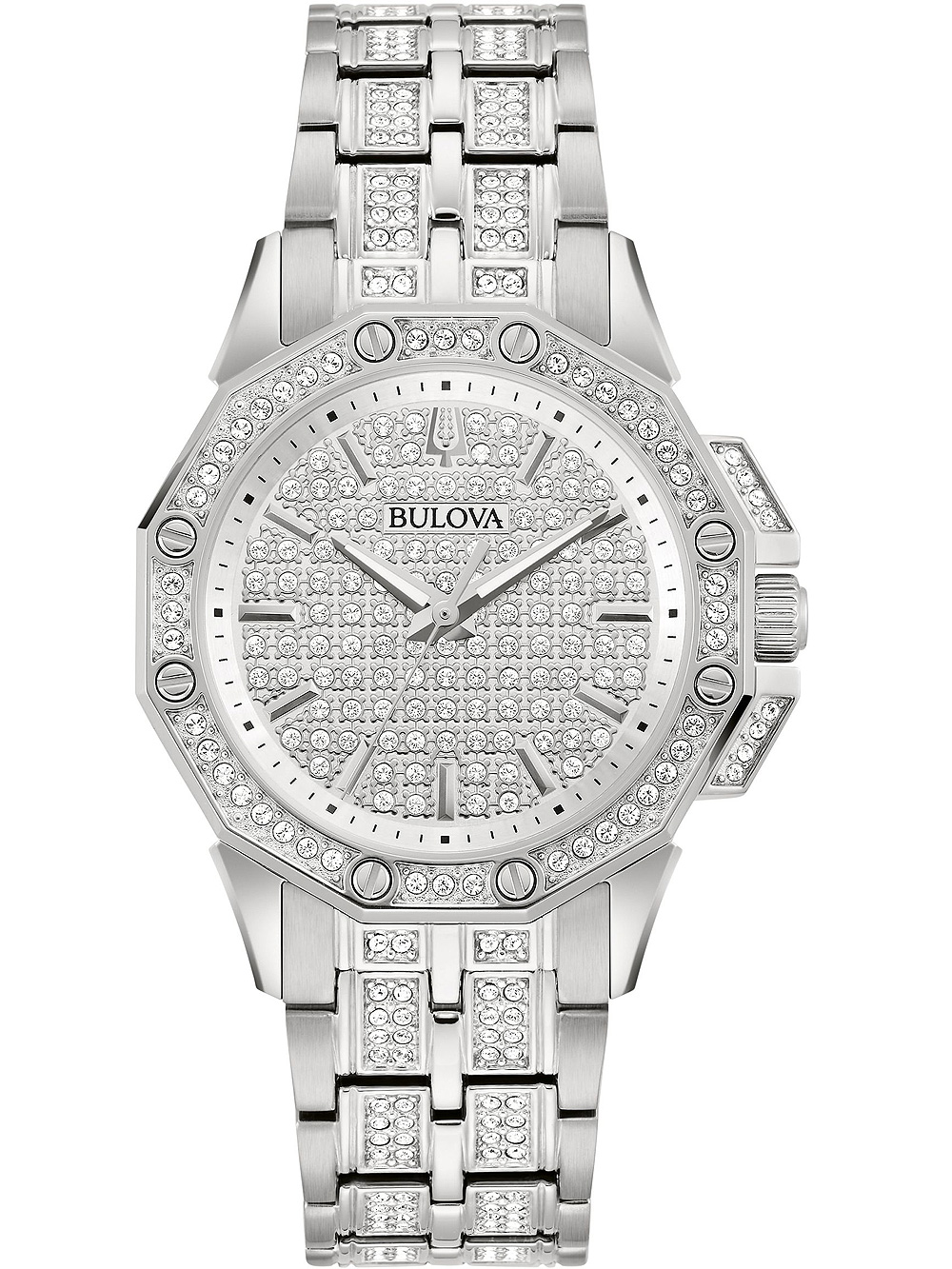 Bulova 96L305 Crystal Octava Damenuhr 34mm 3ATM