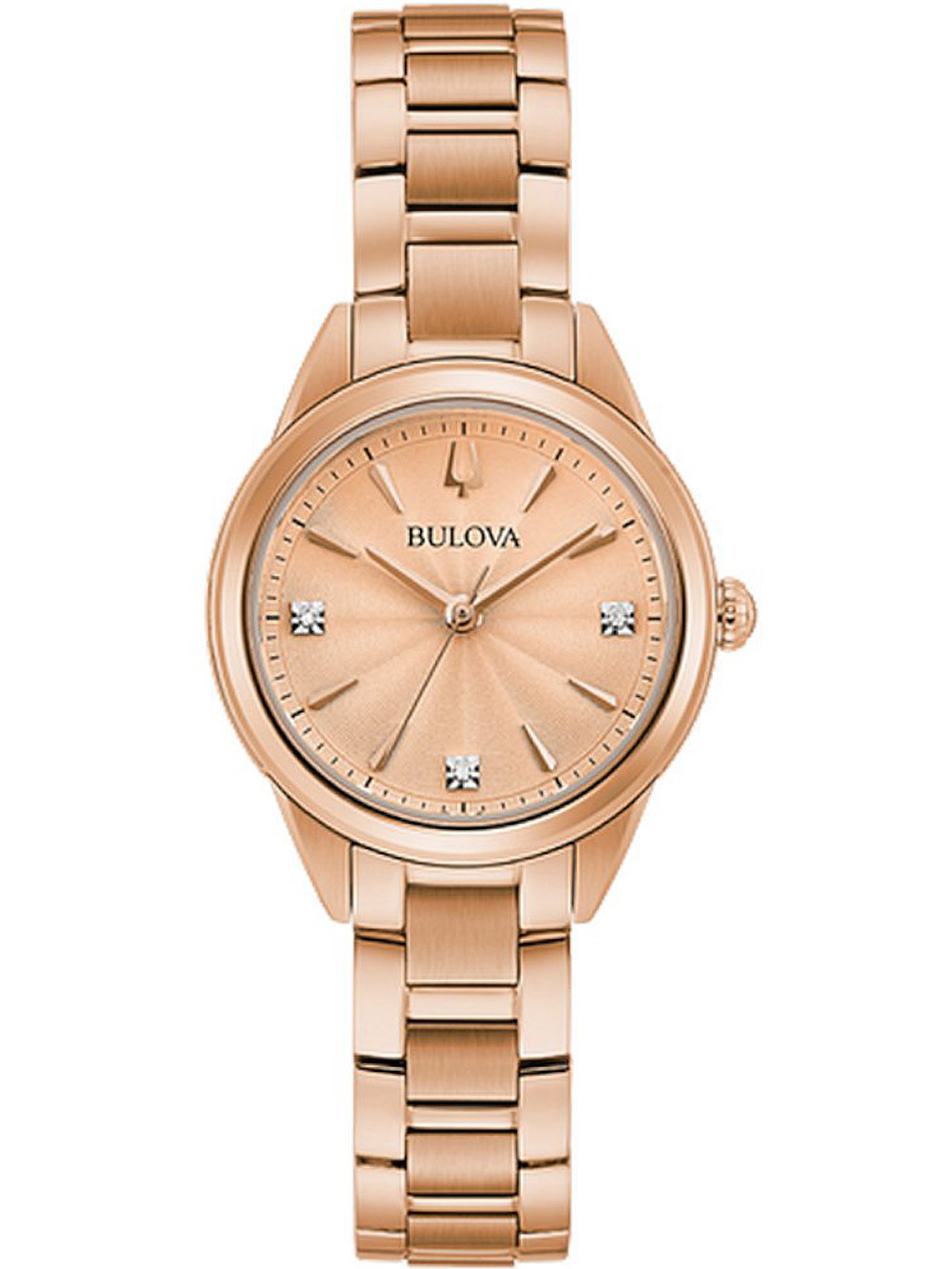 Bulova 97P151 Classic Diamant Damen 28mm 3ATM