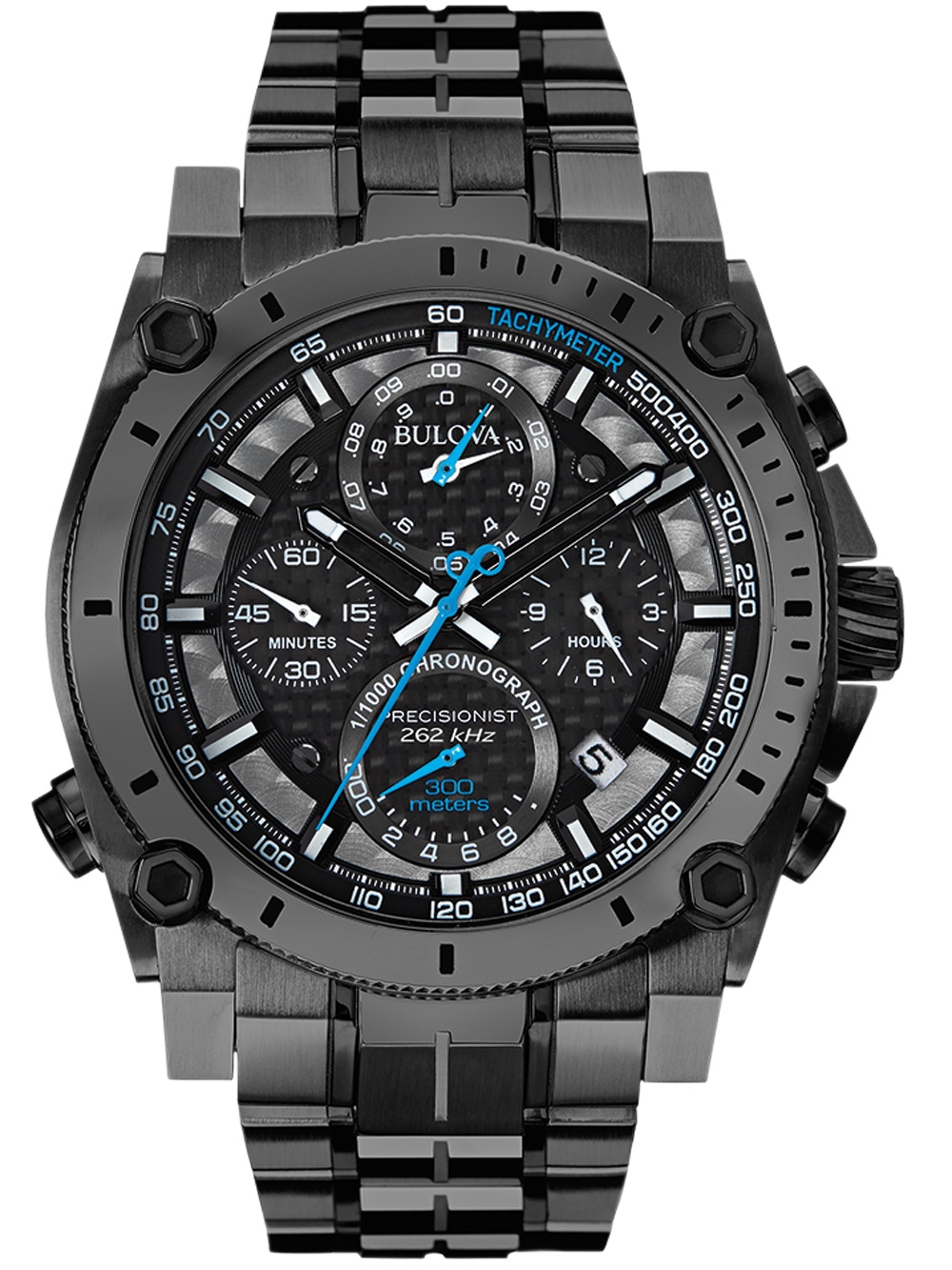 7613077517116 - 98B229 Precisionist Chronograph Herrenuhr 46mm 30ATM 7613077517116 - 98B229 Precisionist Chronograph Herrenuhr 46mm 30ATM