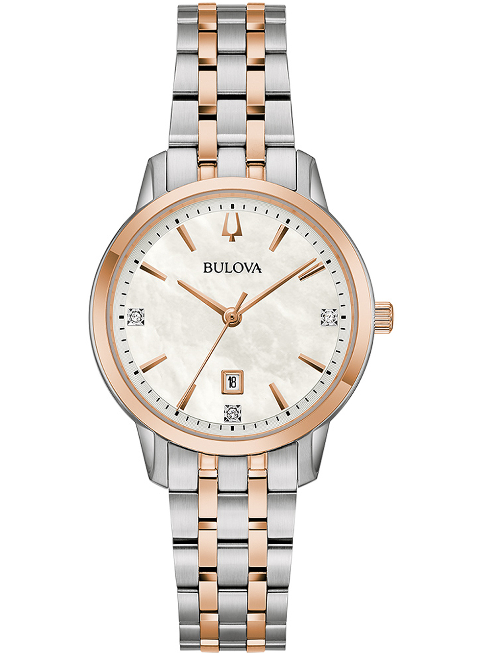 Bulova 98P213 Sutton Damenuhr 31mm 3ATM