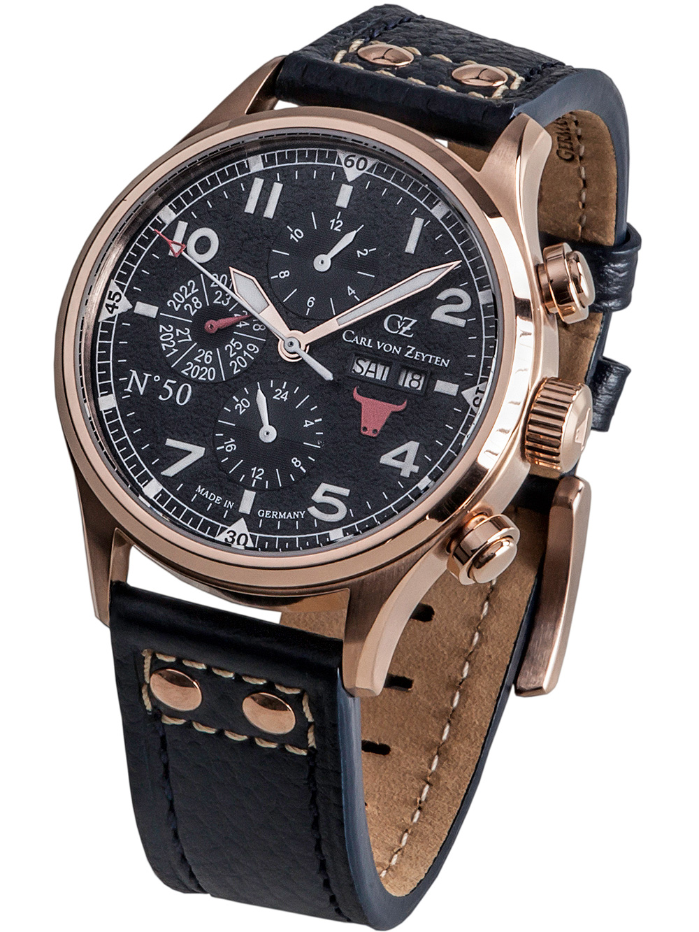 Carl von Zeyten CVZ0050RBL NO. 50 Automatik 44mm 5ATM