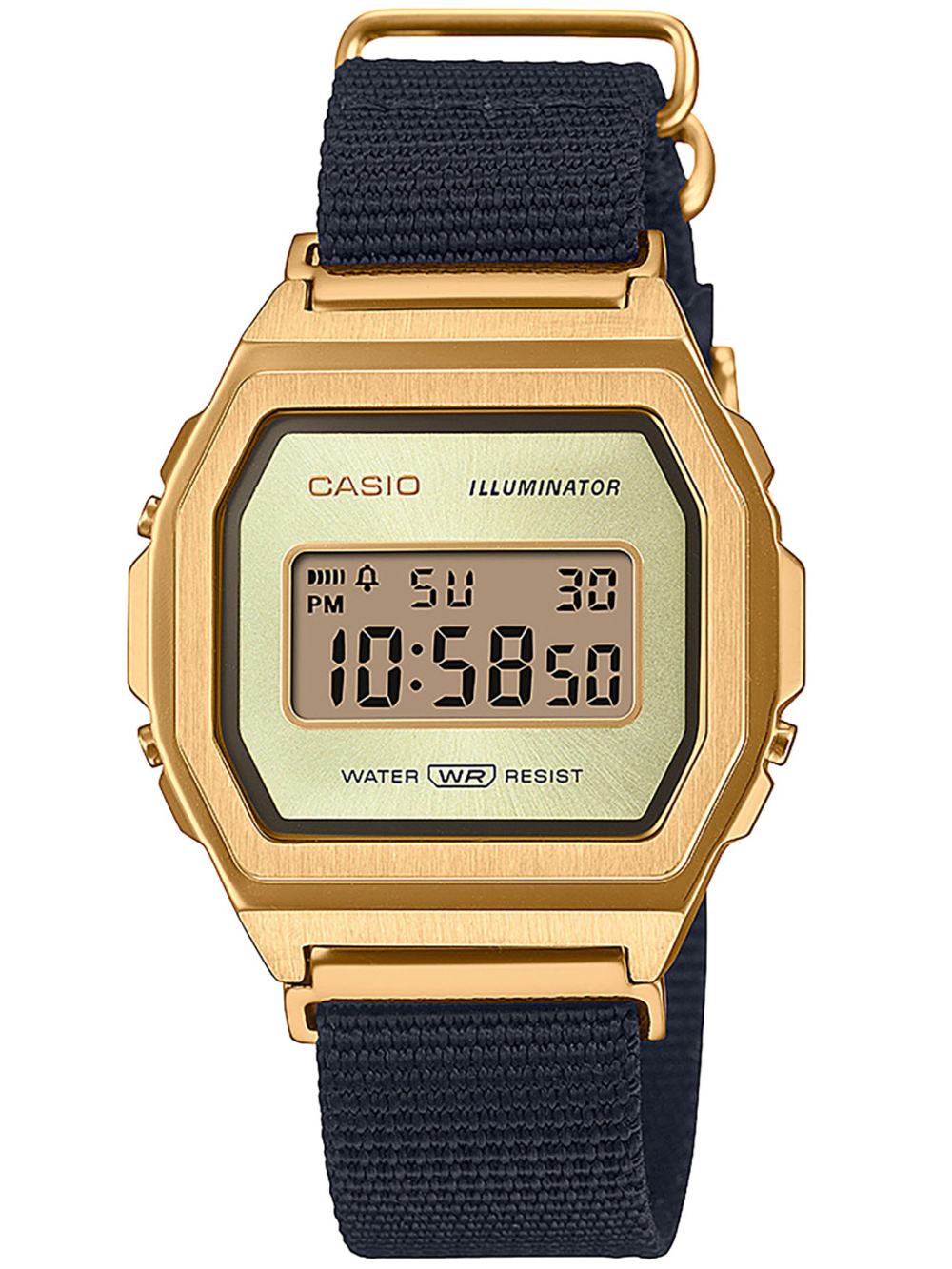 Casio A1000MGN-9ER Vintage Unisex LCD-Armbanduhr 38mm