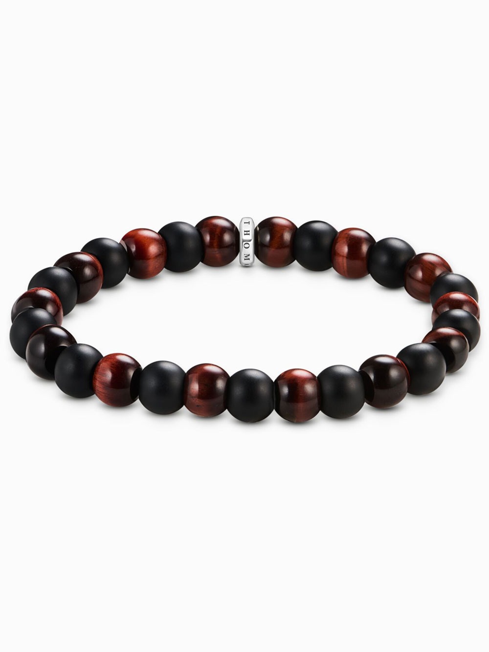 4051245608298 - A2196-806-7-L19 Unisex Armband Obsidian und rotes Tigerauge 4051245608298 - A2196-806-7-L19 Unisex Armband Obsidian und rotes Tigerauge