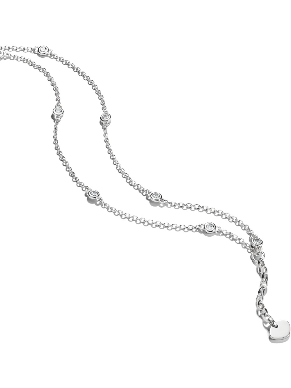 4051245619768 - A2216-051-14-L19V Armband doppelreihig Zirkonia silber