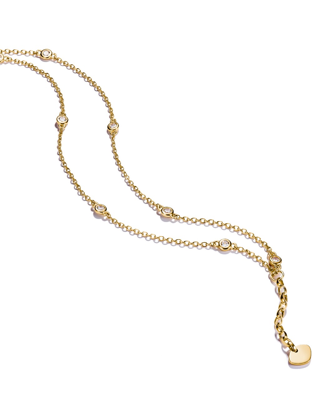 4051245619775 - A2216-414-14-L19V Armband doppelreihig Zirkonia vergoldet