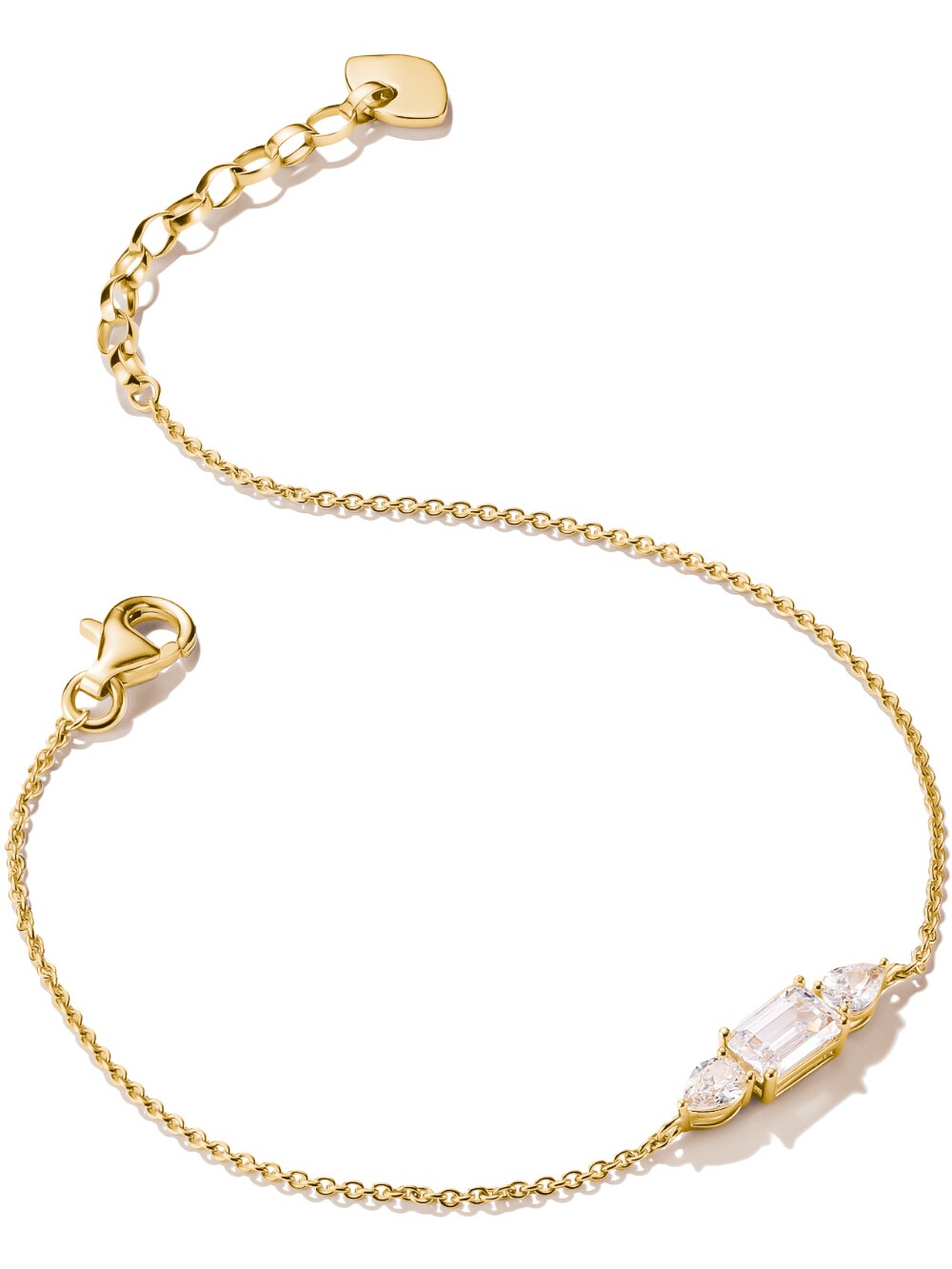 4051245631685 - A2221-414-14-L19V Armband mit funkelnden Zirkonia vergoldet