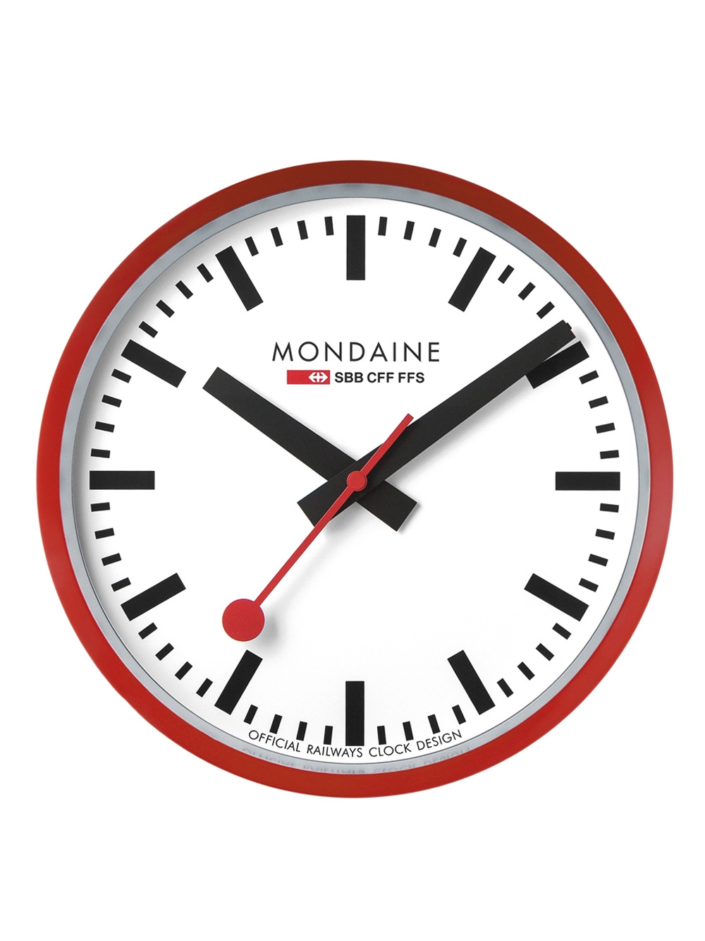 7611382001221 - MONDAINE Wanduhr »Wanduhr Aluminium 25cm«
