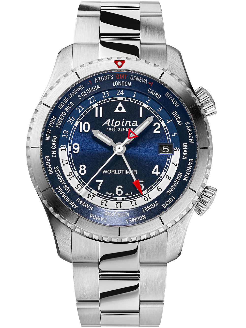 7630428477301 - AL-255N4S26B Startimer Pilot Worldtimer Herrenuhr 41mm 10ATM 7630428477301 - AL-255N4S26B Startimer Pilot Worldtimer Herrenuhr 41mm 10ATM