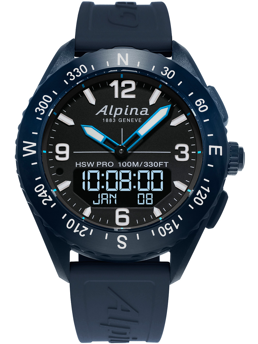Alpina AL-283LBN5NAQ6 Alpiner X Smartwatch 47mm 10ATM