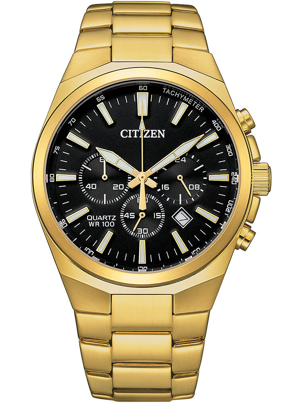 Citizen AN8173-51E Quarz Chronograph Herrenuhr 41mm 10ATM