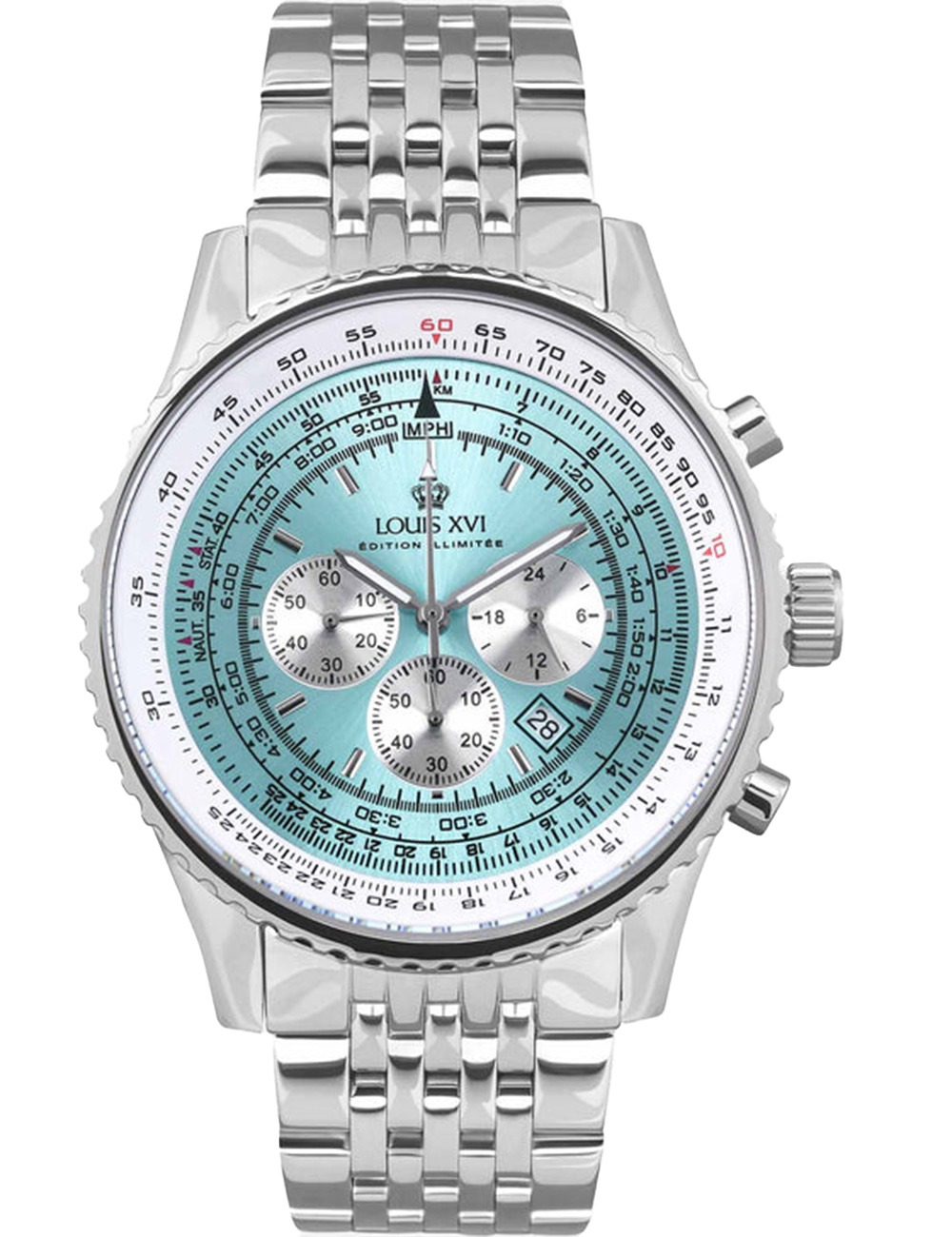 7640172148556 - Louis XVI LXVI3422 Herrenuhr Artagnan Chrono Limited 48mm 5ATM 7640172148556 - Louis XVI LXVI3422 Herrenuhr Artagnan Chrono Limited 48mm 5ATM