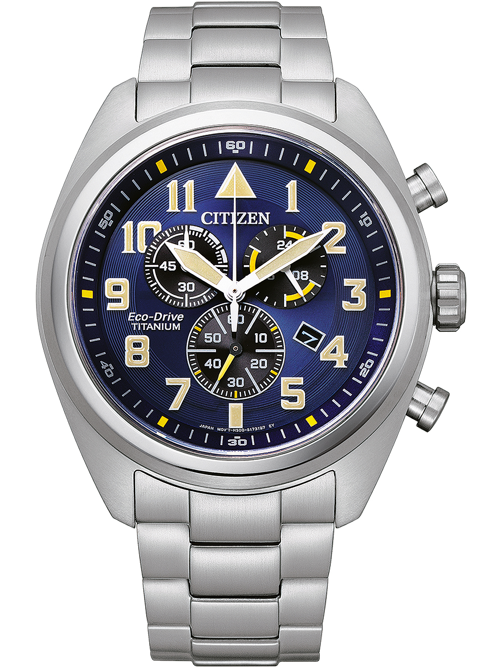 Citizen AT2480-81L Eco-Drive Super-Titanium Chronograph 43mm