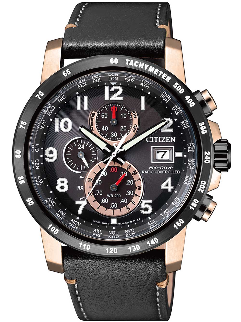 4974374262721 - AT8126-02E Eco-Drive Sport Funk-Chronograph 43mm 20ATM