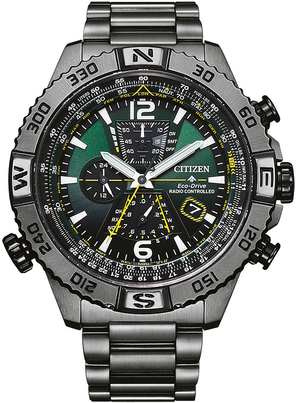 Citizen AT8227-56X Promaster-The Pilot Funk Eco-Drive 48mm 20ATM