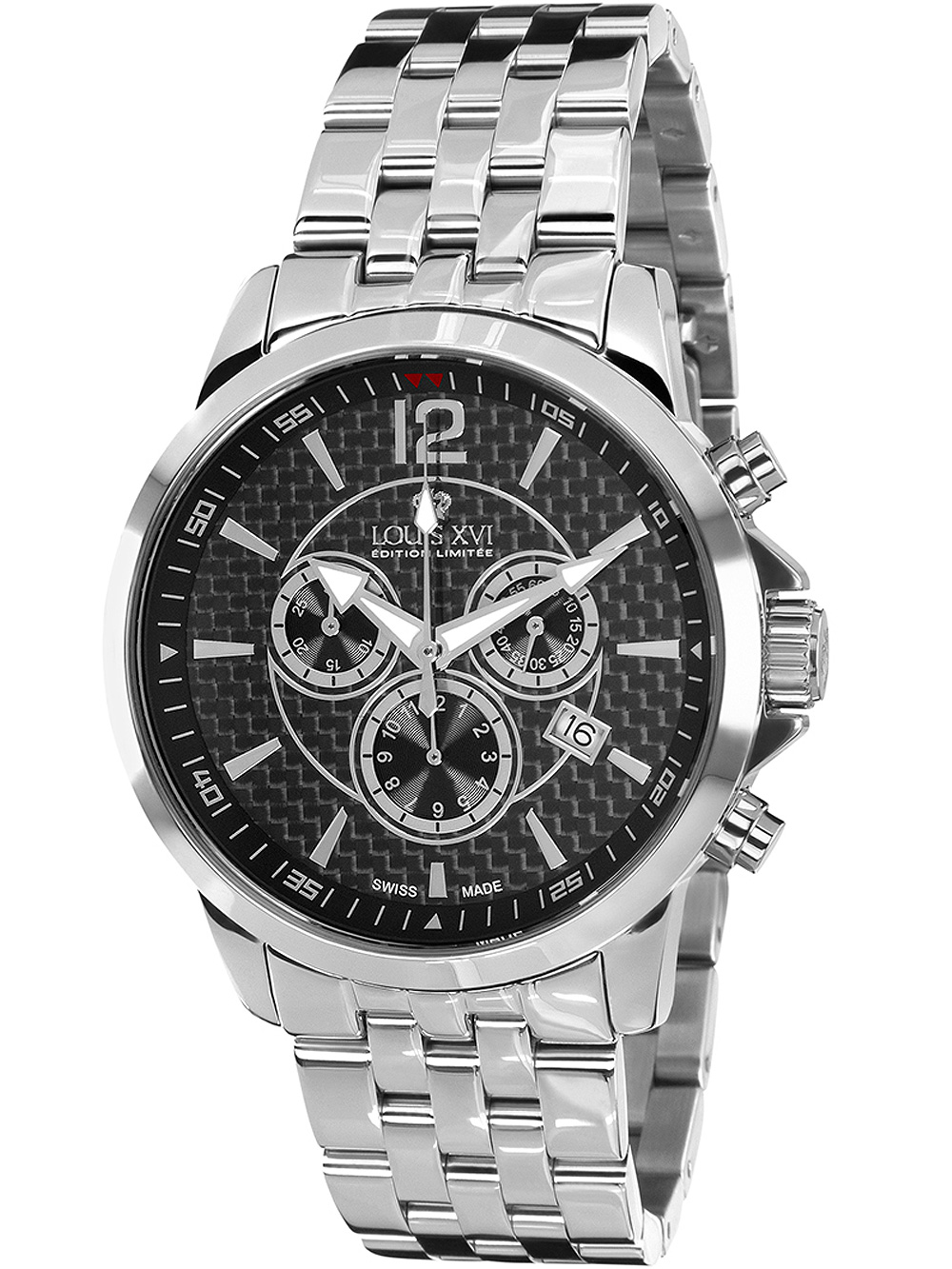 7640172143940 - Louis XVI LXVI801 Athos Chronograph Herrenuhr 43mm 5ATM 7640172143940 - Louis XVI LXVI801 Athos Chronograph Herrenuhr 43mm 5ATM