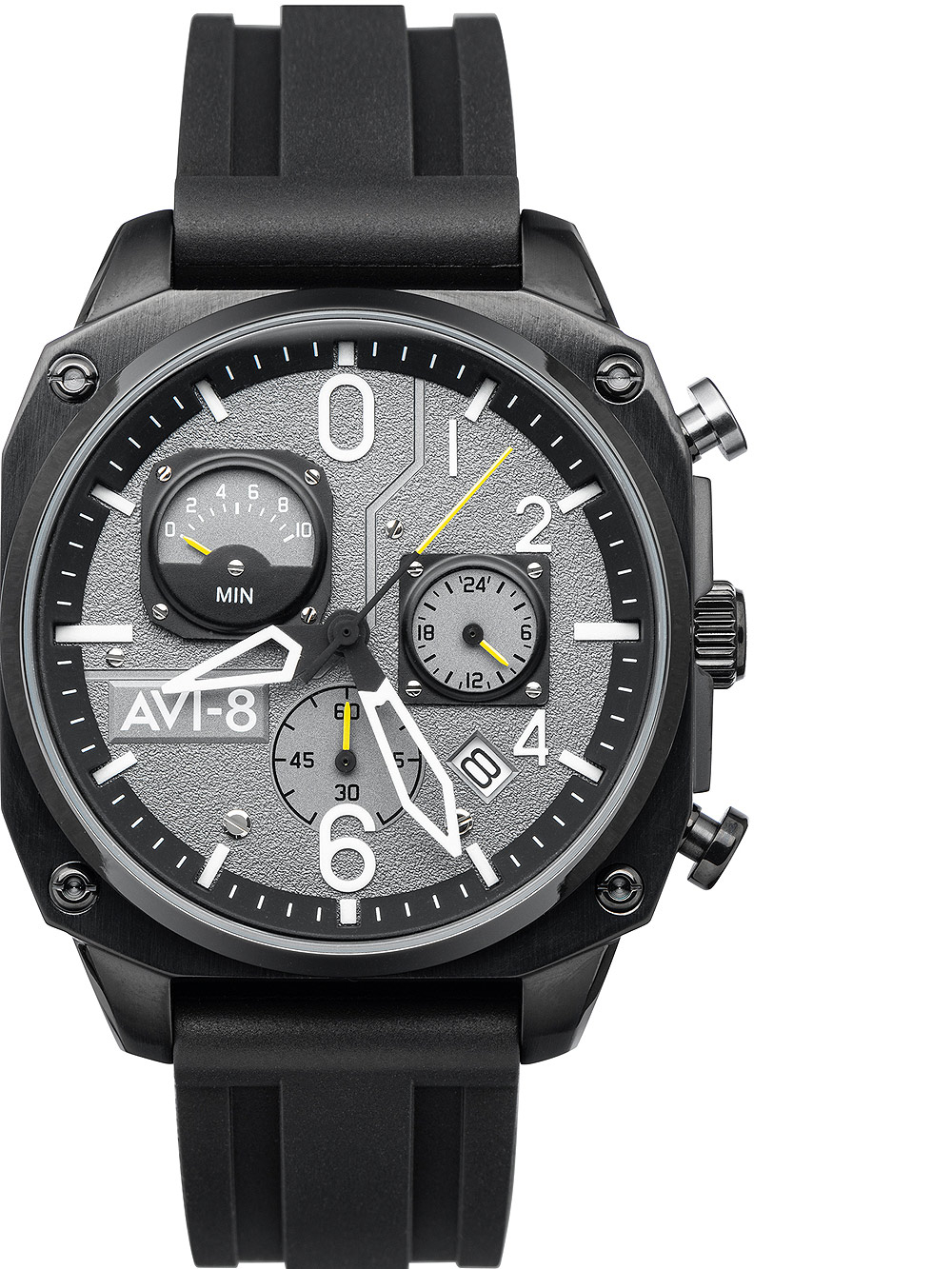 AVI-8 AV-4052-R1 Hawker Hunter Chronograph Herrenuhr 45mm 5ATM