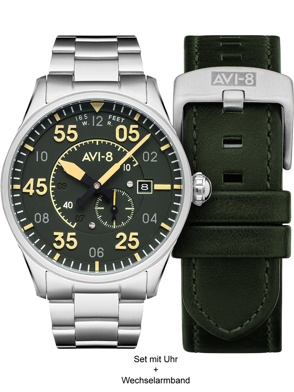 AVI-8 AV-4073-22 Spitfire Automatik 42mm 5ATM