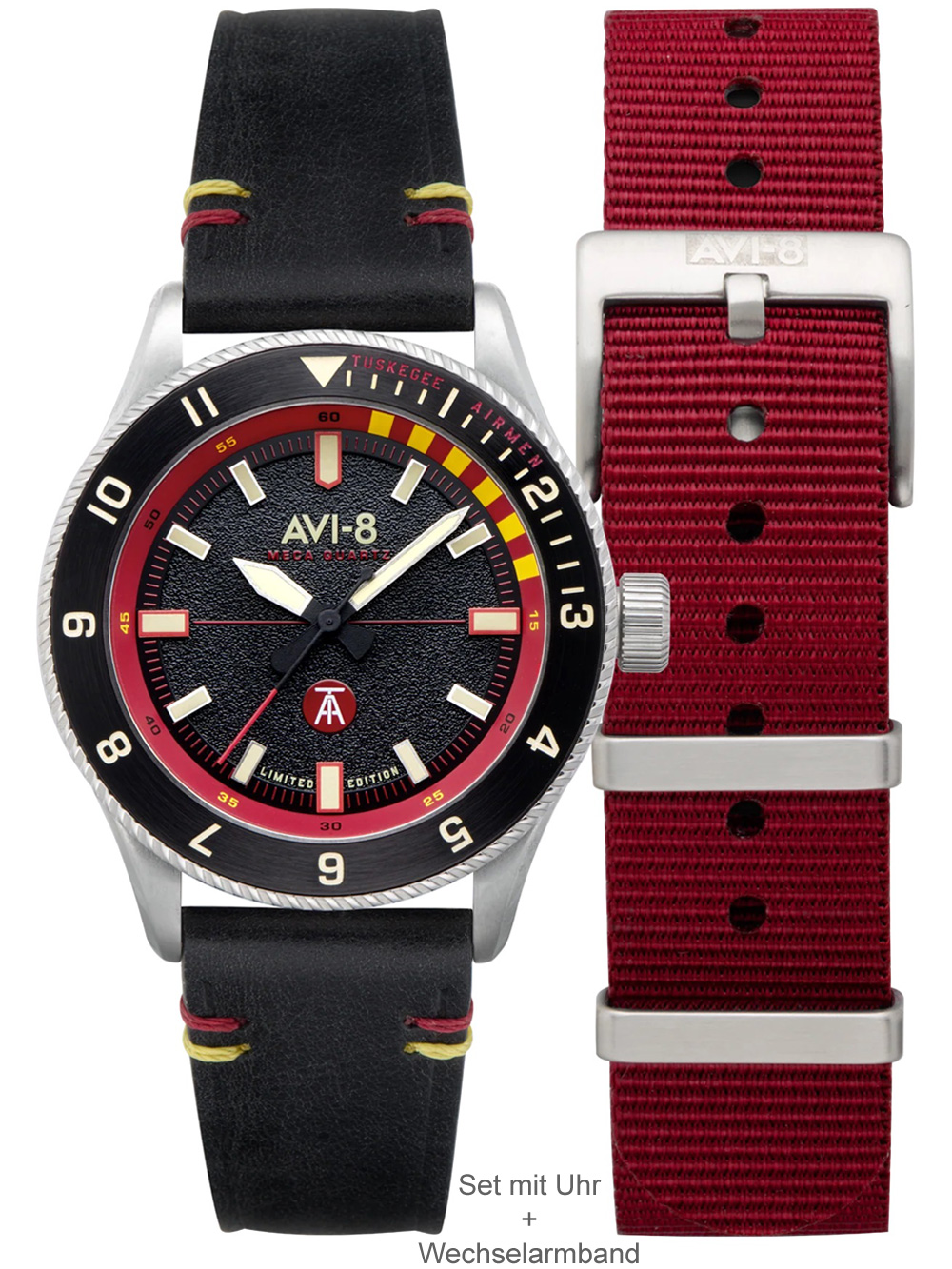4894664192098 - AV-4103-01 Tuskegee Airmen Limited Edition Herrenuhr 40mm 5ATM 4894664192098 - AV-4103-01 Tuskegee Airmen Limited Edition Herrenuhr 40mm 5ATM