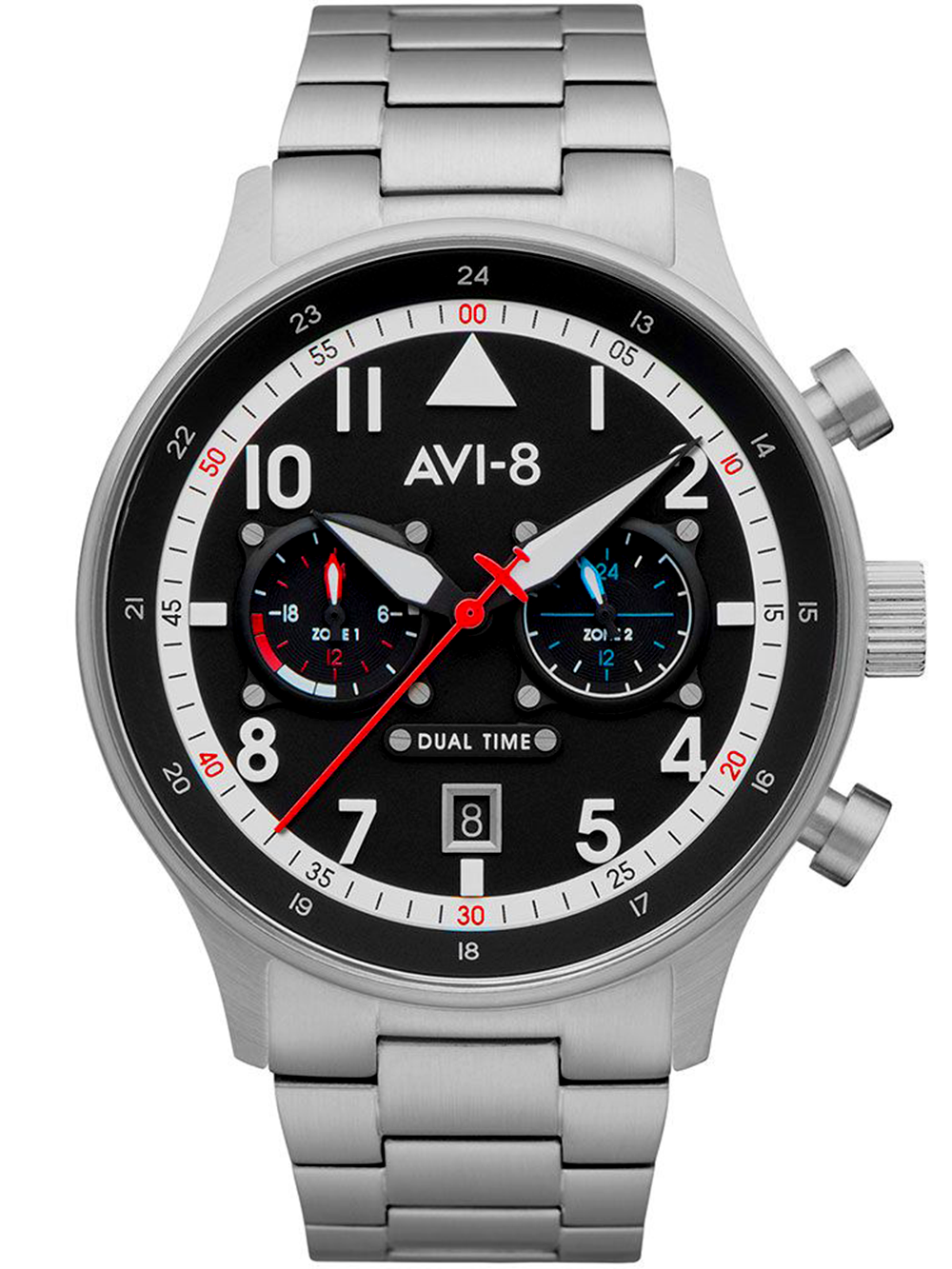 4894664115684 - AV-4088-11 Carey Dual Time Herrenuhr 44mm 5ATM 4894664115684 - AV-4088-11 Carey Dual Time Herrenuhr 44mm 5ATM