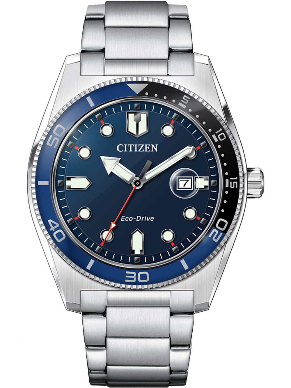 Citizen AW1761-89L Eco-Drive Sport Herrenuhr 43mm 10ATM