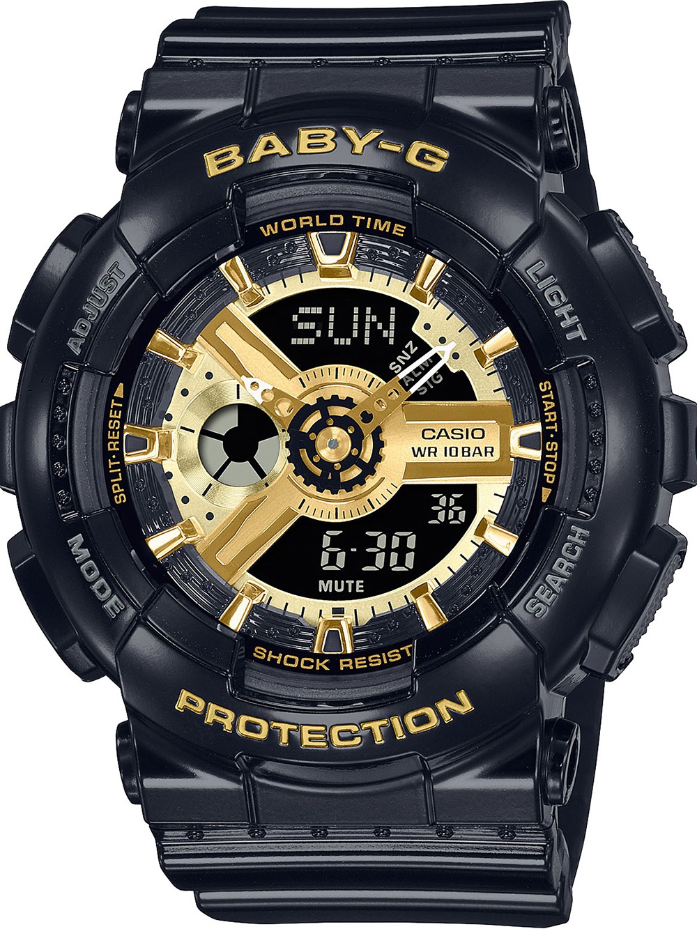 4549526325229 - Chronograph CASIO BABY-G Armbanduhren schwarz Damen Quarzuhren Quarzuhr Armbanduhr Damenuhr automatischer Kalender digital Timer 4549526325229 - Chronograph CASIO BABY-G Armbanduhren schwarz Damen Quarzuhren Quarzuhr Armbanduhr Damenuhr automatischer Kalender digital Timer