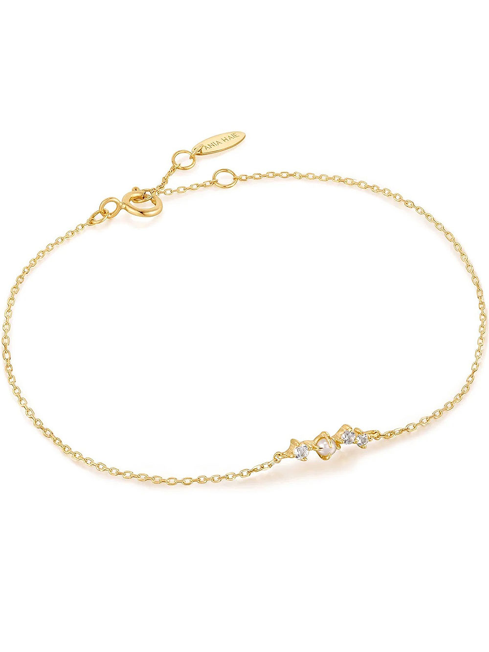 5052469008641 - ANIA HAIE Damen Armband 585er Gelbgold mit Saphir gold 185