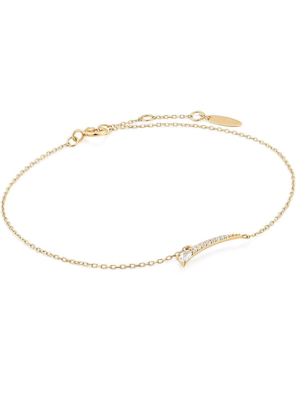 5052469014246 - ANIA HAIE BAU007-01YG Afterglow Armband mit weißem Saphir Gold 14K 5052469014246 - ANIA HAIE BAU007-01YG Afterglow Armband mit weißem Saphir Gold 14K