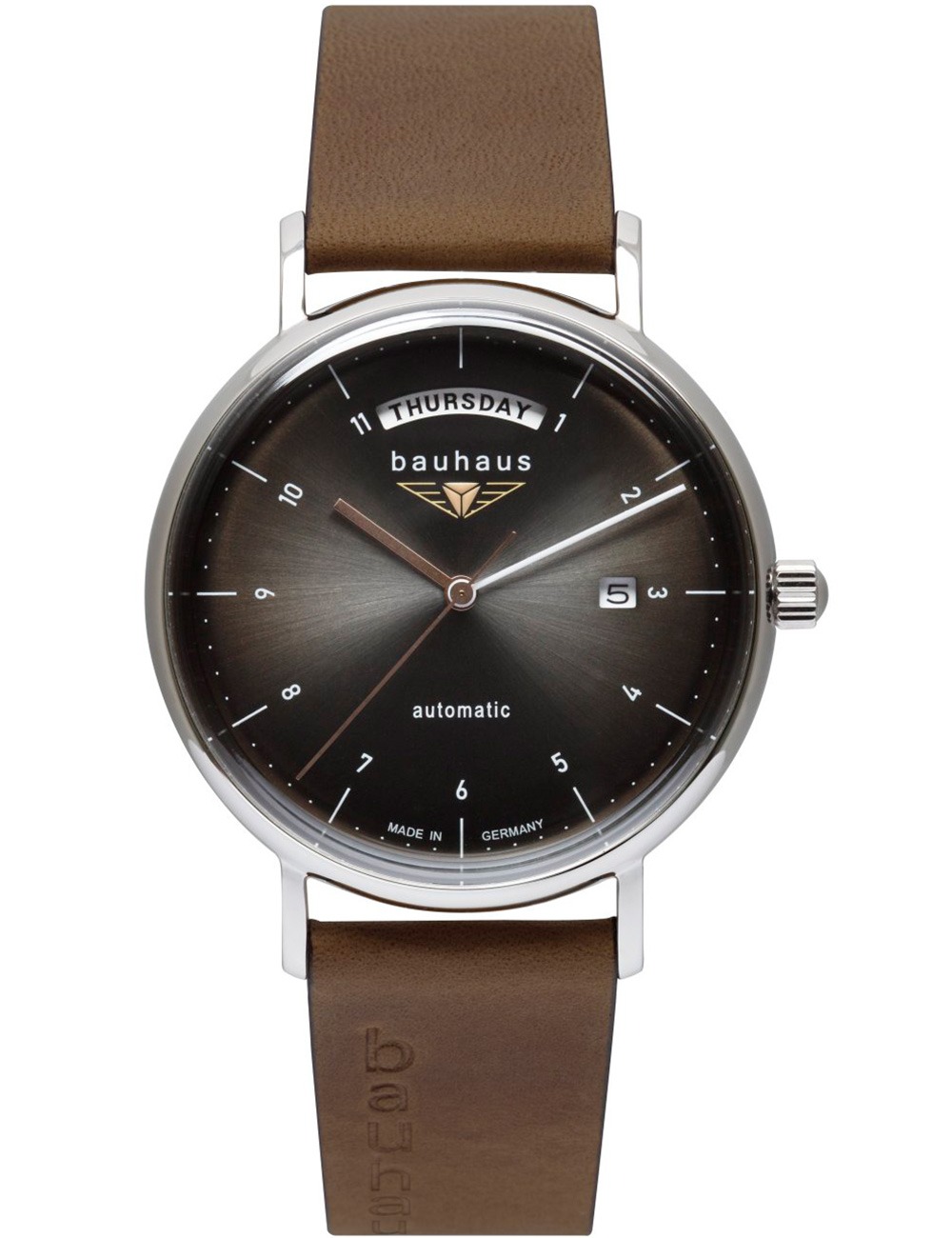 4041338216226 - Automatikuhr Bauhaus Edition 2162-2 Armbanduhren braun Herren Automatikuhren 4041338216226 - Automatikuhr Bauhaus Edition 2162-2 Armbanduhren braun Herren Automatikuhren