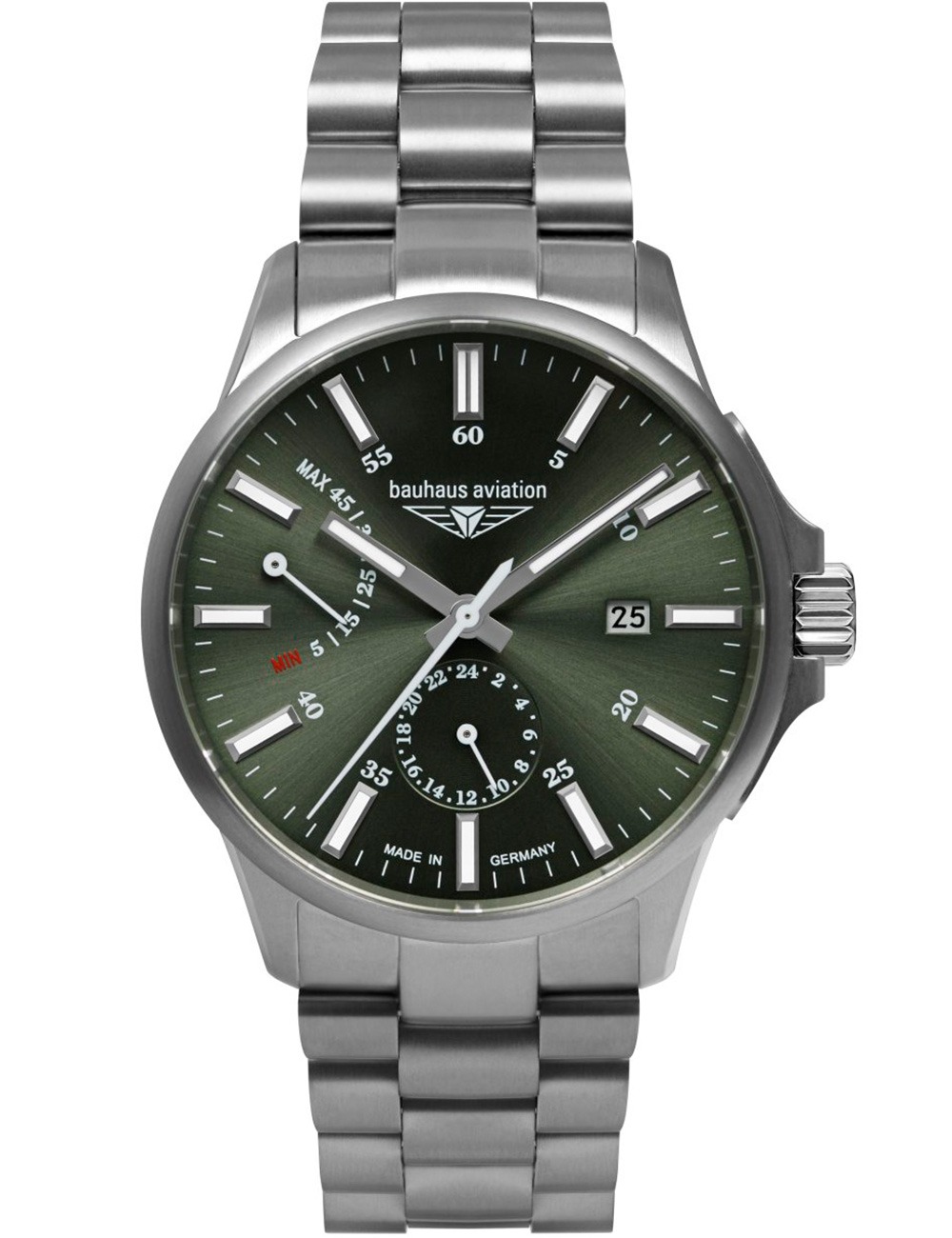 4041338286090 - 2860M-4 Herrenuhr Aviation Automatik Titanium 42mm 10ATM 4041338286090 - 2860M-4 Herrenuhr Aviation Automatik Titanium 42mm 10ATM
