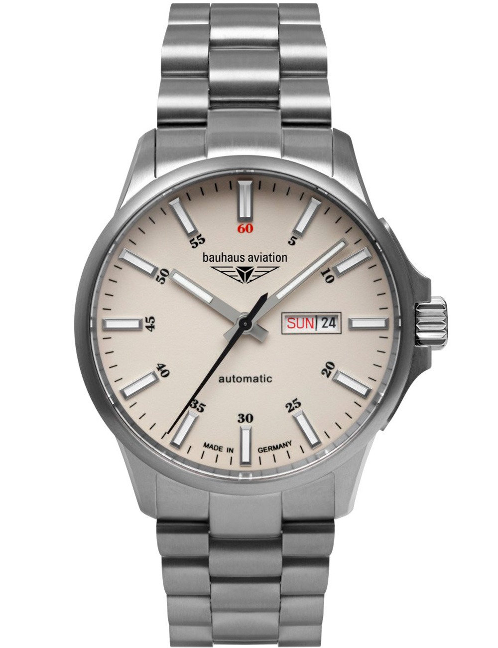 4041338286601 - 2866M-5 Herrenuhr Aviation Automatik Titanium 42mm 10ATM