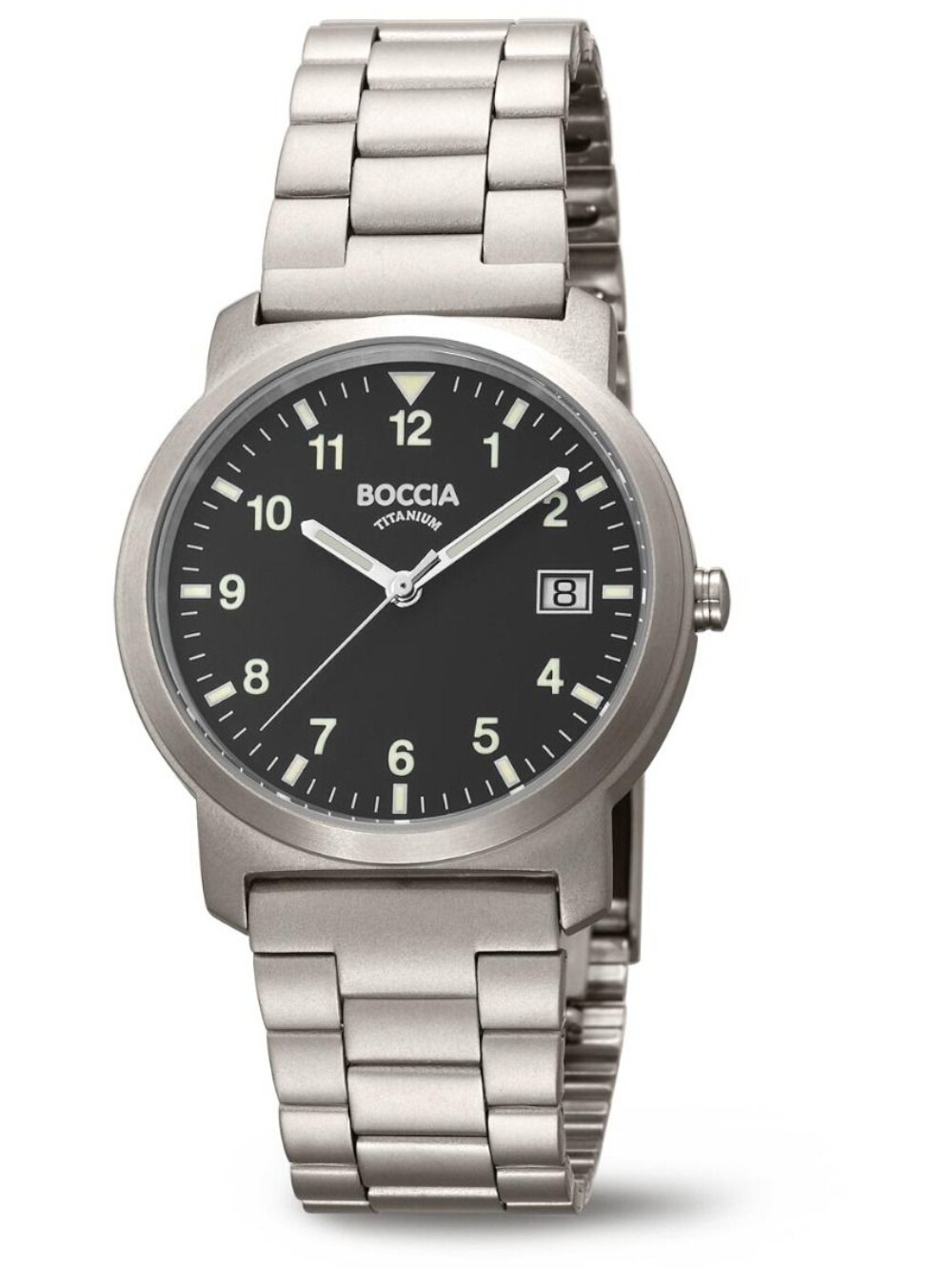 Boccia 3630-03 Herrenuhr Titanium 37mm 5ATM