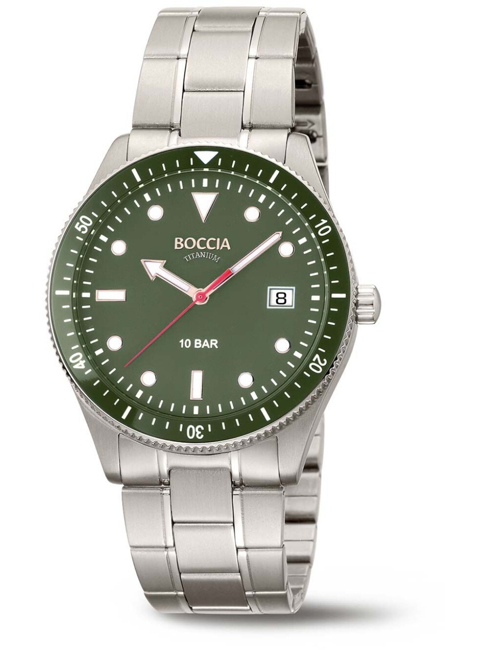 Boccia 3664-05 Herrenuhr Titanium 39mm 10ATM