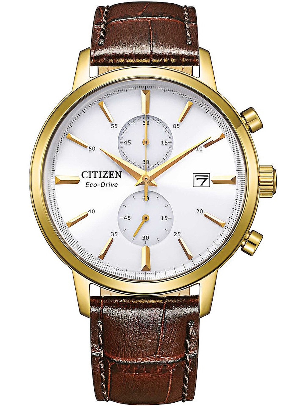 Citizen CA7062-15A Eco-Drive Chronograph Herrenuhr 42mm 5ATM