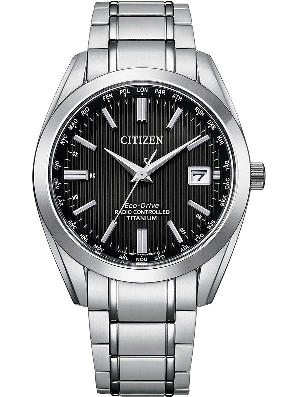 Citizen CB0260-81E Eco-Drive Funkuhr Titanium 40mm 10ATM