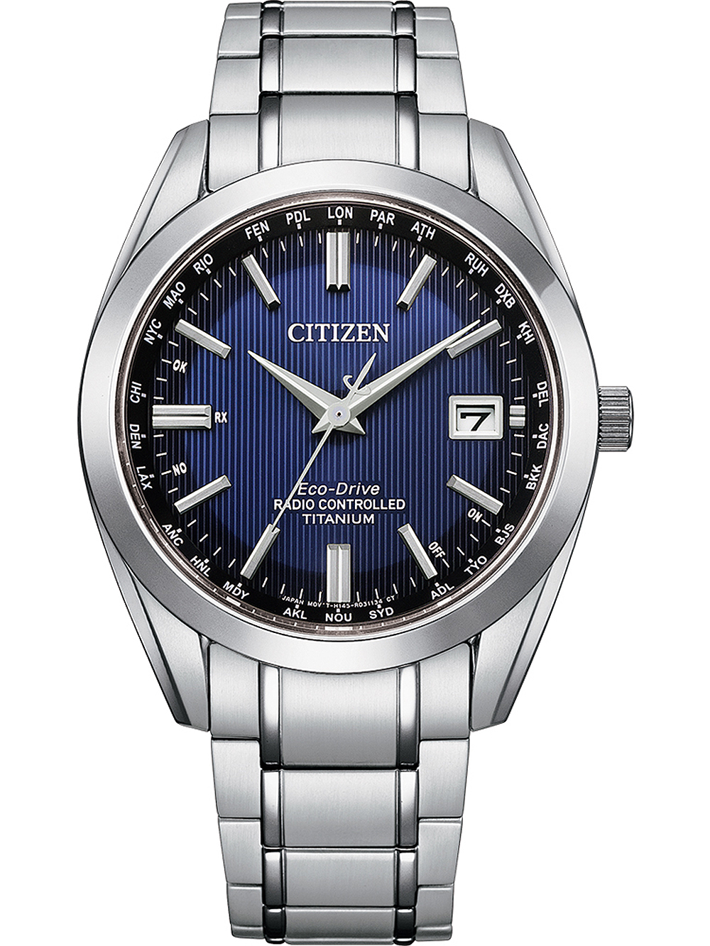 Citizen CB0260-81L Eco-Drive Funkuhr Titanium 40mm 10ATM