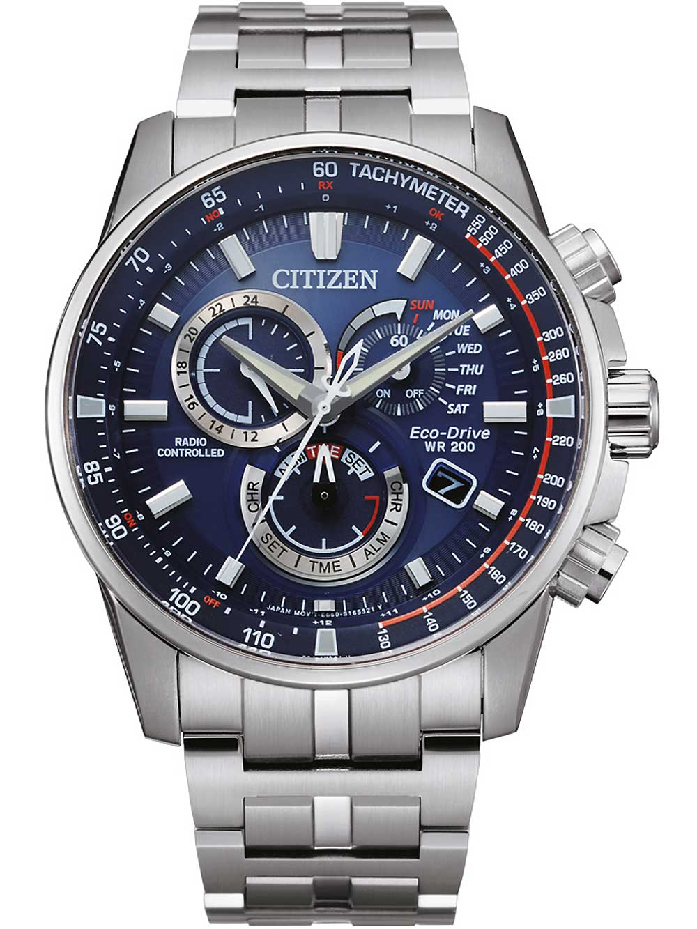 Citizen CB5880-54L Eco-Drive Funkuhr Chronograph 43mm