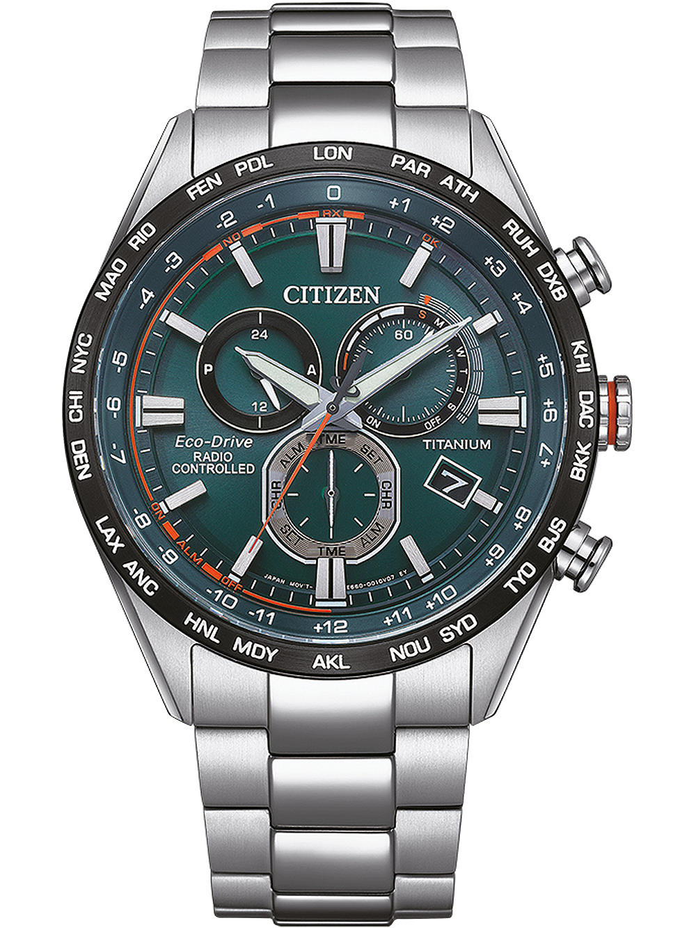 4974374332165 - Funkchronograph CITIZEN CB5946-82X Armbanduhren silberfarben (titansilberfarben) Herren Solaruhren Armbanduhr Herrenuhr Solar Stoppfunktion 4974374332165 - Funkchronograph CITIZEN CB5946-82X Armbanduhren silberfarben (titansilberfarben) Herren Solaruhren Armbanduhr Herrenuhr Solar Stoppfunktion
